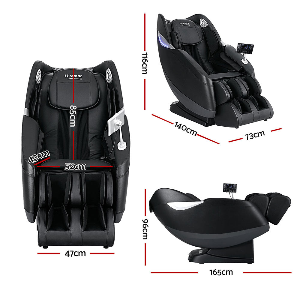 NNEDSZ Livemor Massage Chair Electric Recliner Home 3D Massager Flynn